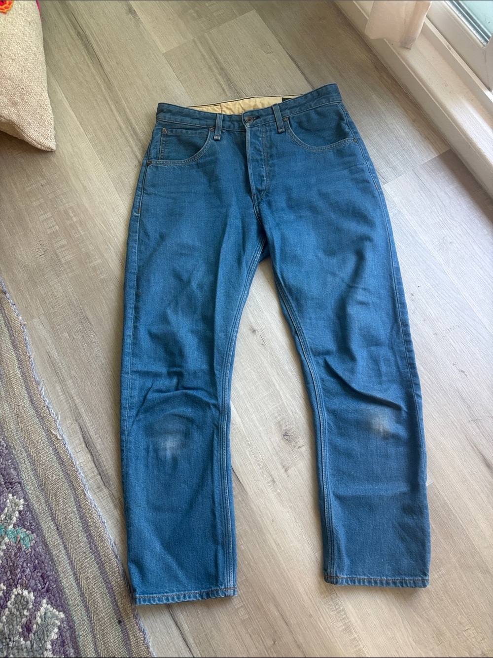 rag & bone  cropped  Straight Jeans in color Belmont